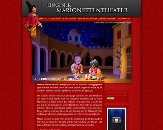 Screenshot marionettentheater-lingen.de - Copyright www.welt-gestalten.de